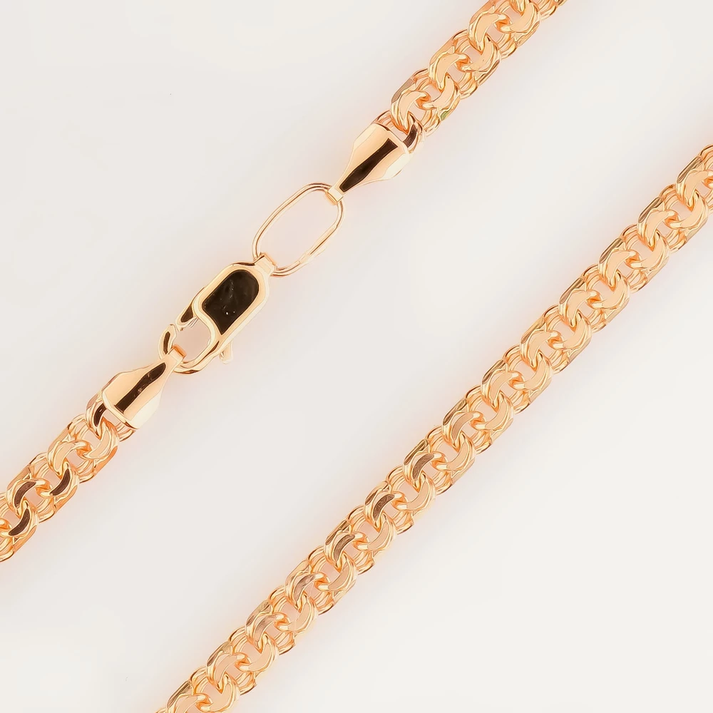 Цепь из красного золота 585 пробы