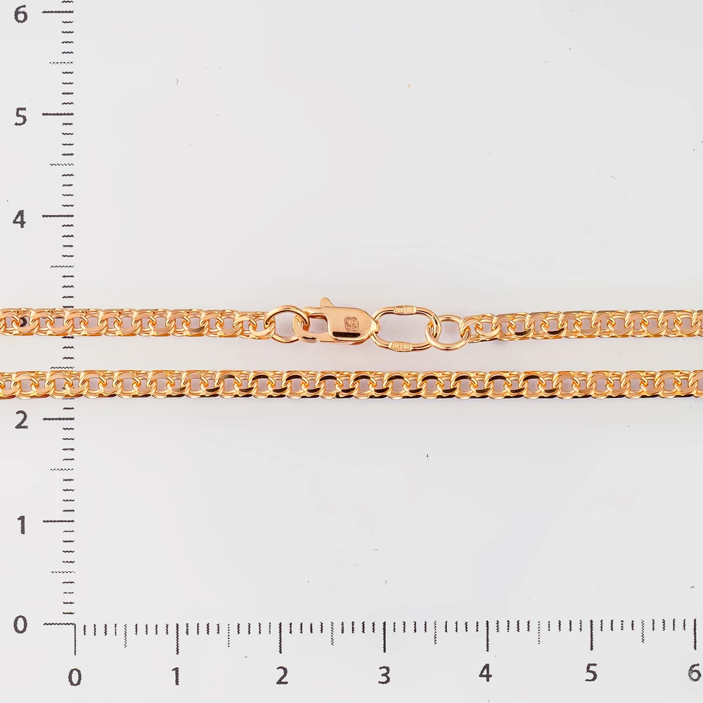 Цепь из красного золота 585 пробы