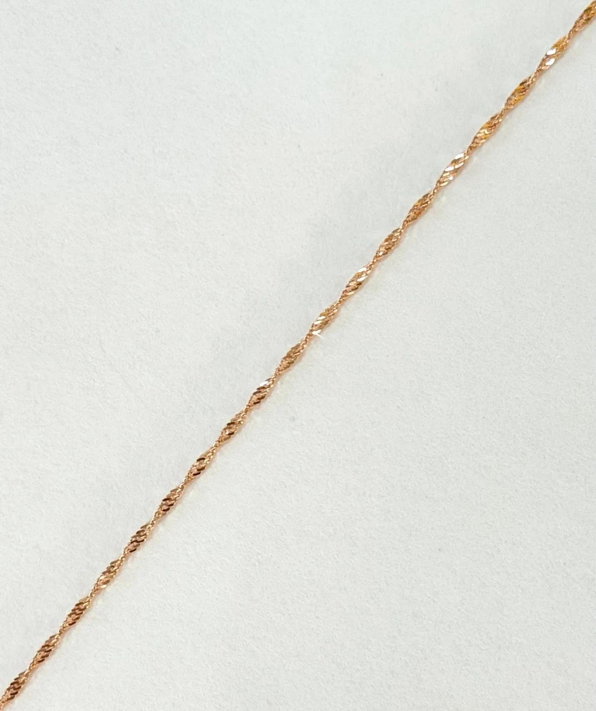 Цепь из красного золота 585 пробы