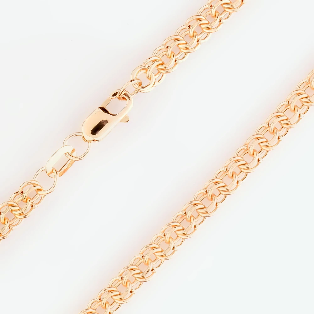 Цепь из красного золота 585 пробы