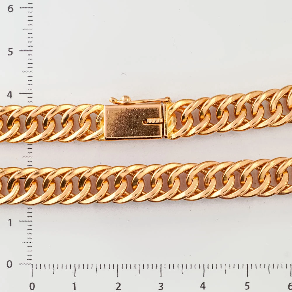 Цепь из красного золота 583 пробы