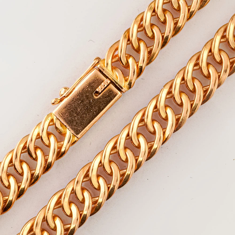 Цепь из красного золота 583 пробы