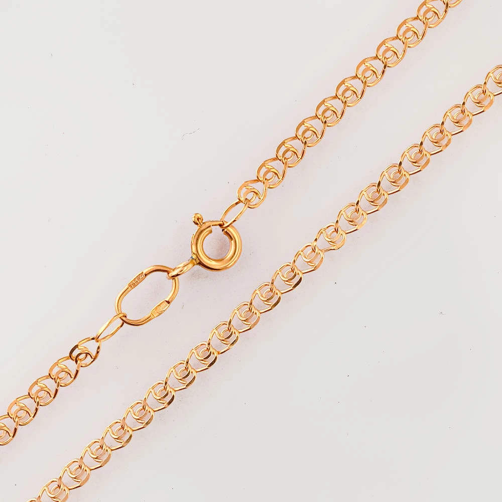 Цепь из красного золота 585 пробы