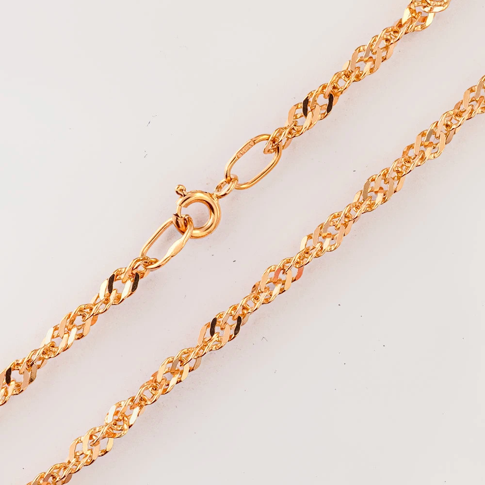 Цепь из красного золота 585 пробы