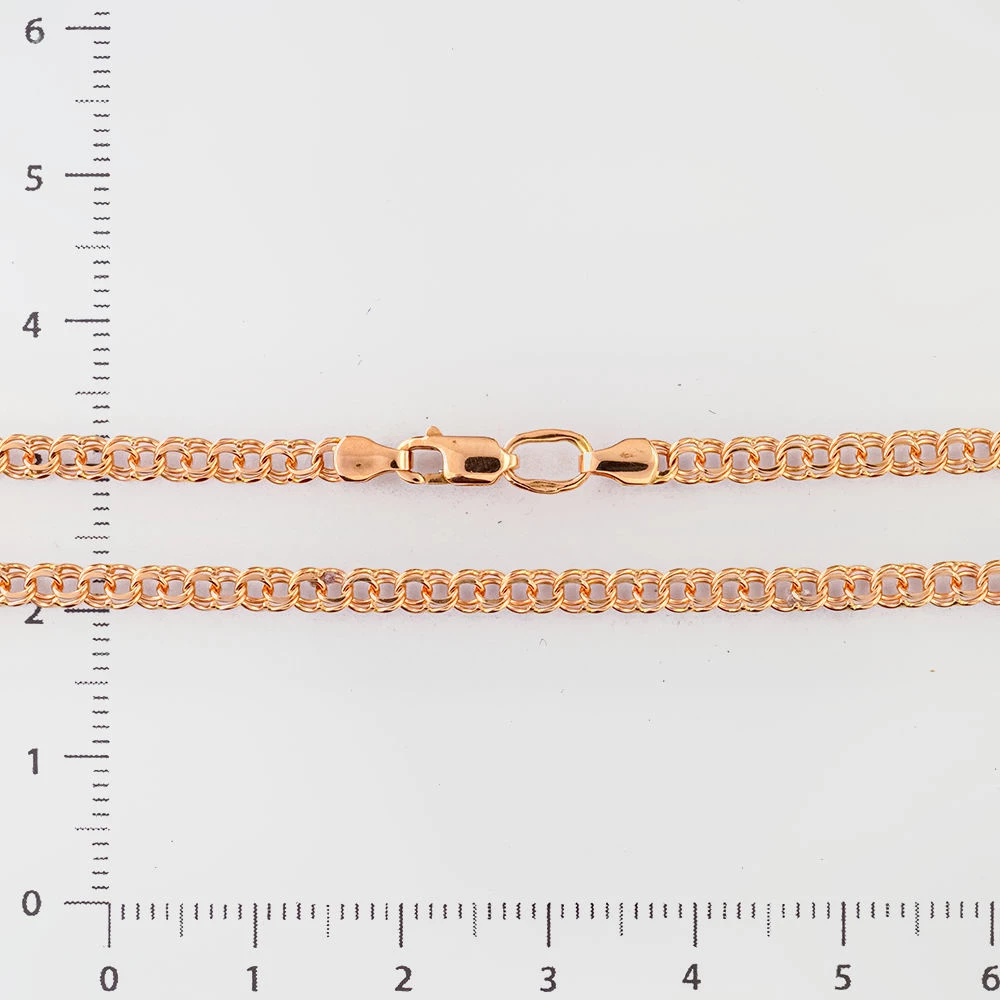 Цепь из красного золота 585 пробы