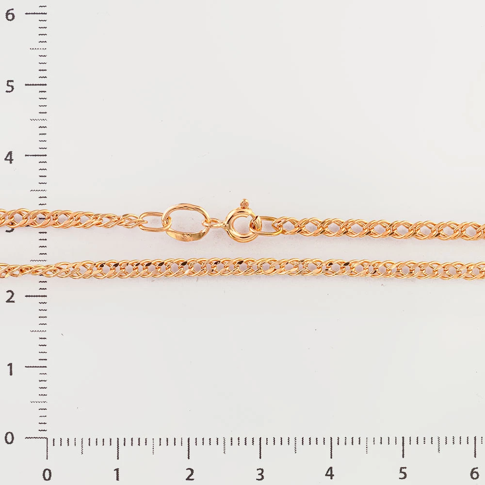 Цепь из красного золота 585 пробы