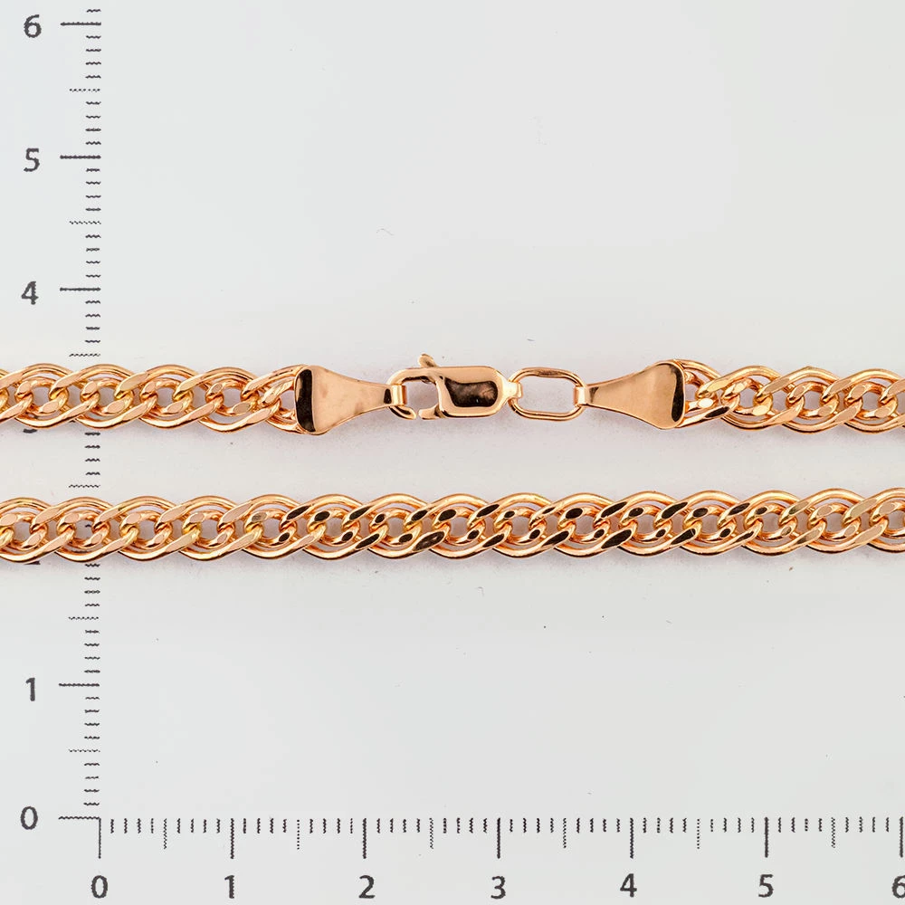 Цепь из красного золота 585 пробы