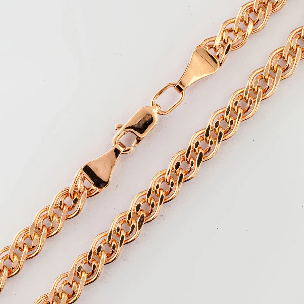 Цепь из красного золота 585 пробы