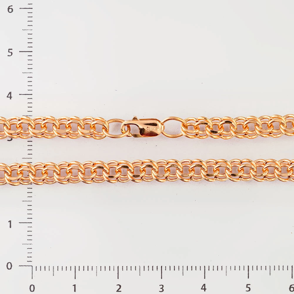 Цепь из красного золота 585 пробы