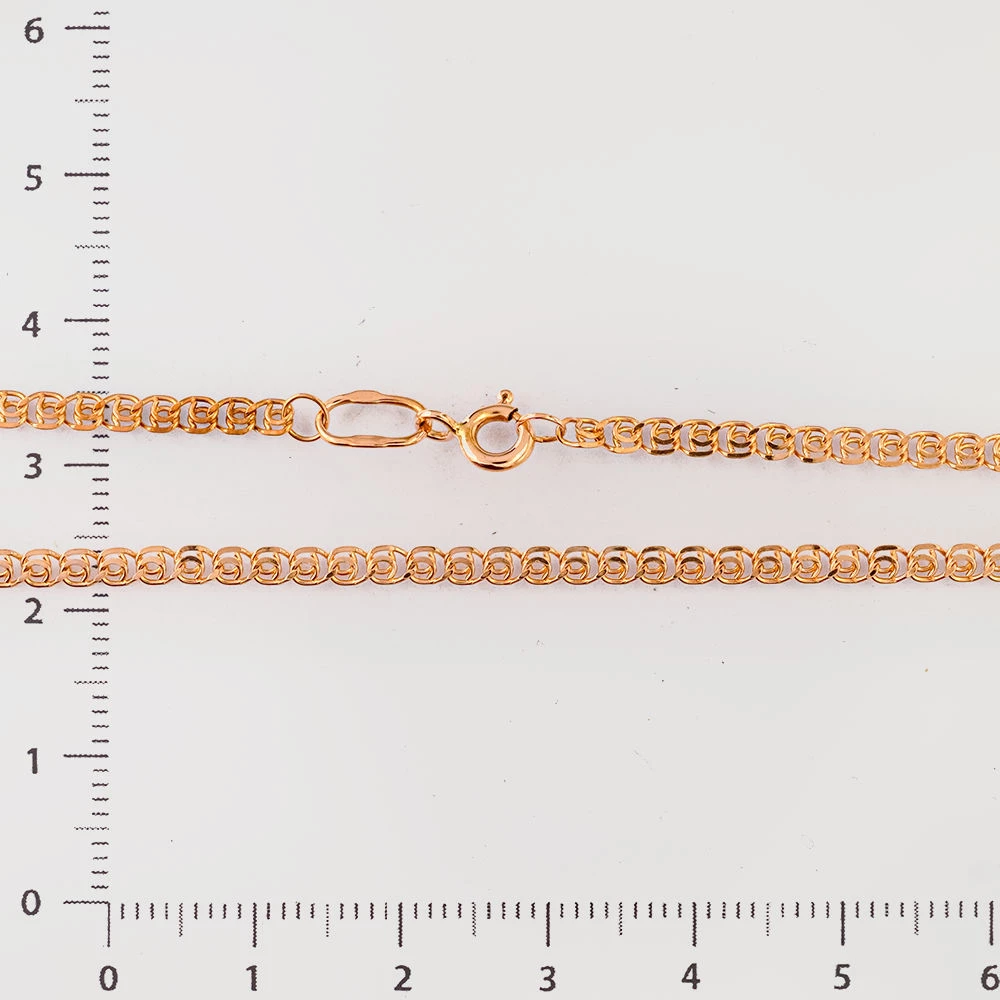 Цепь из красного золота 585 пробы