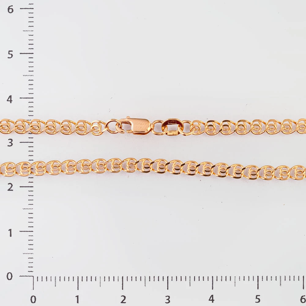 Цепь из красного золота 585 пробы