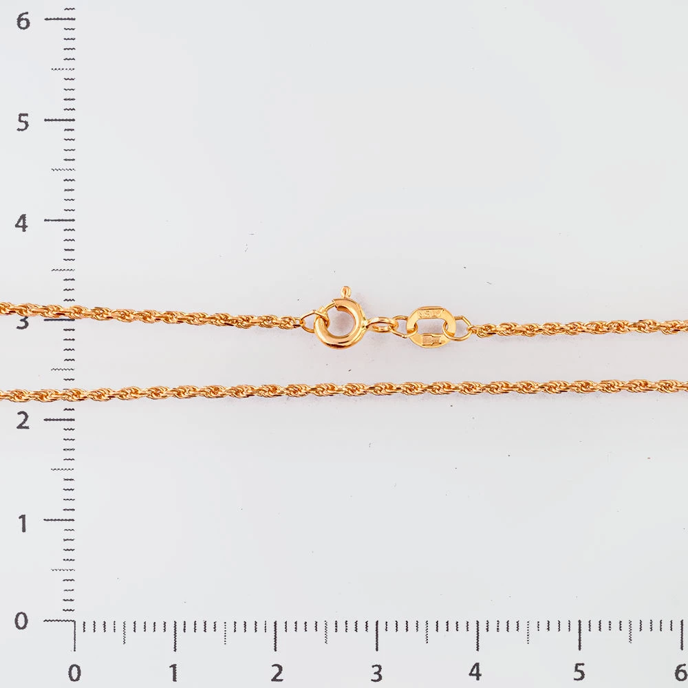 Цепь из красного золота 585 пробы