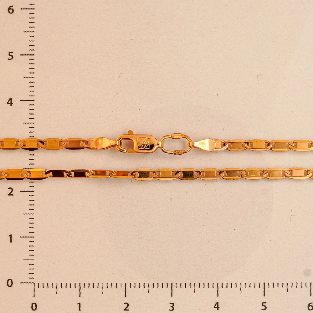 Цепь из красного золота 585 пробы