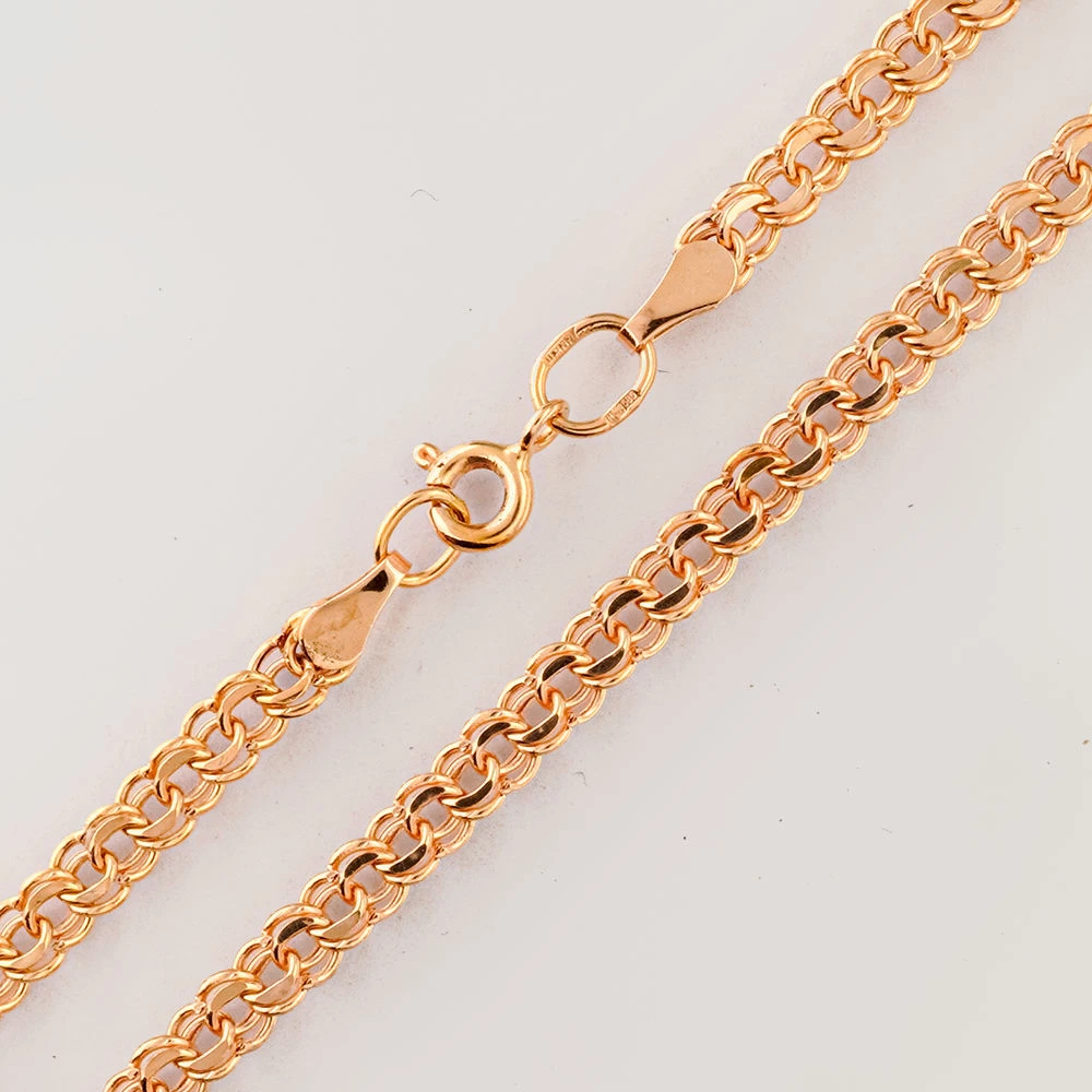 Цепь из красного золота 585 пробы