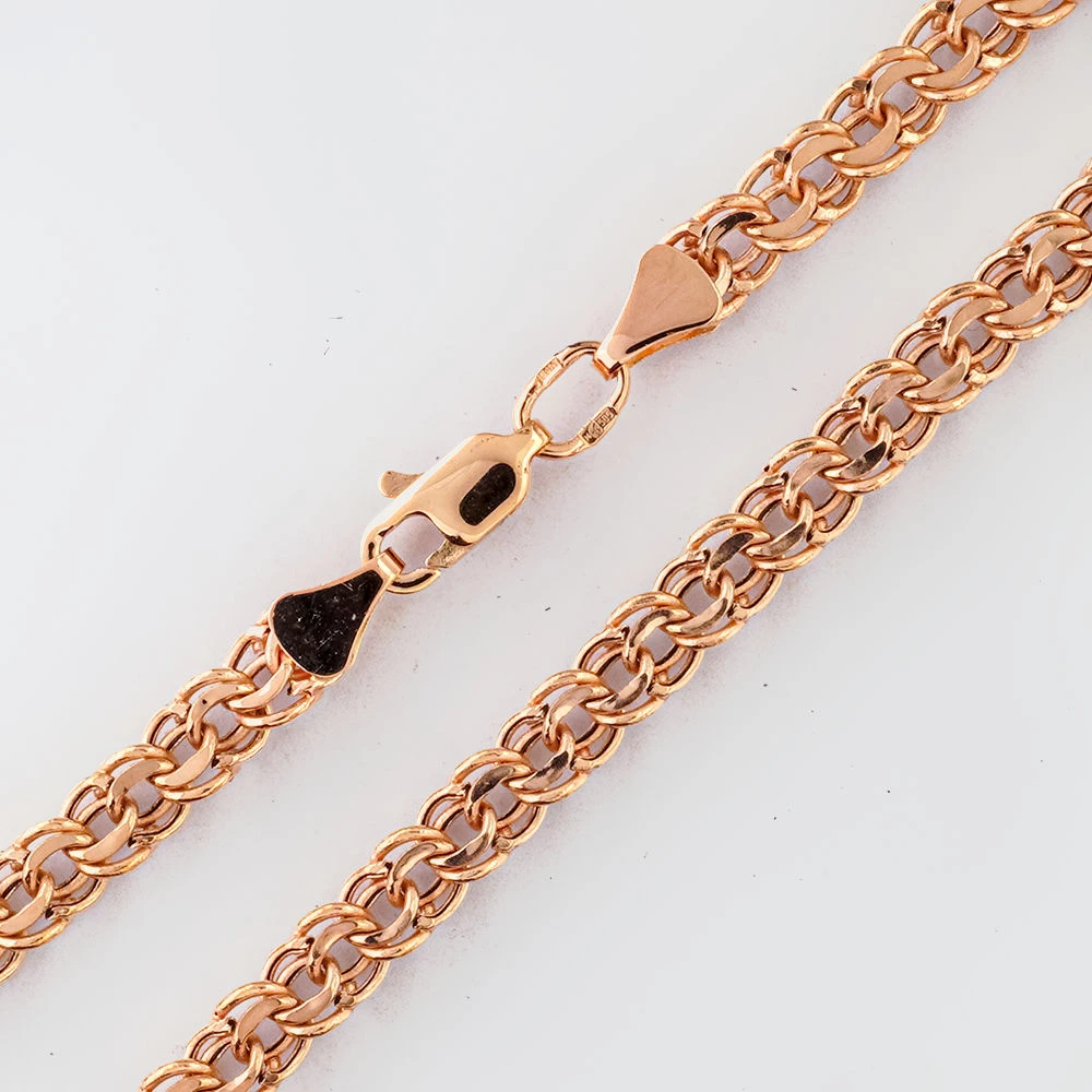 Цепь из красного золота 585 пробы