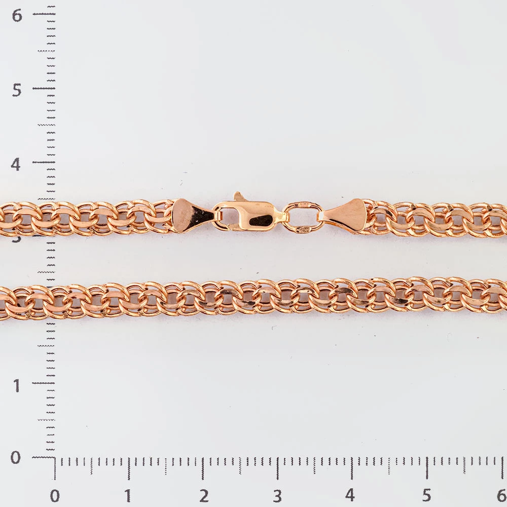 Цепь из красного золота 585 пробы