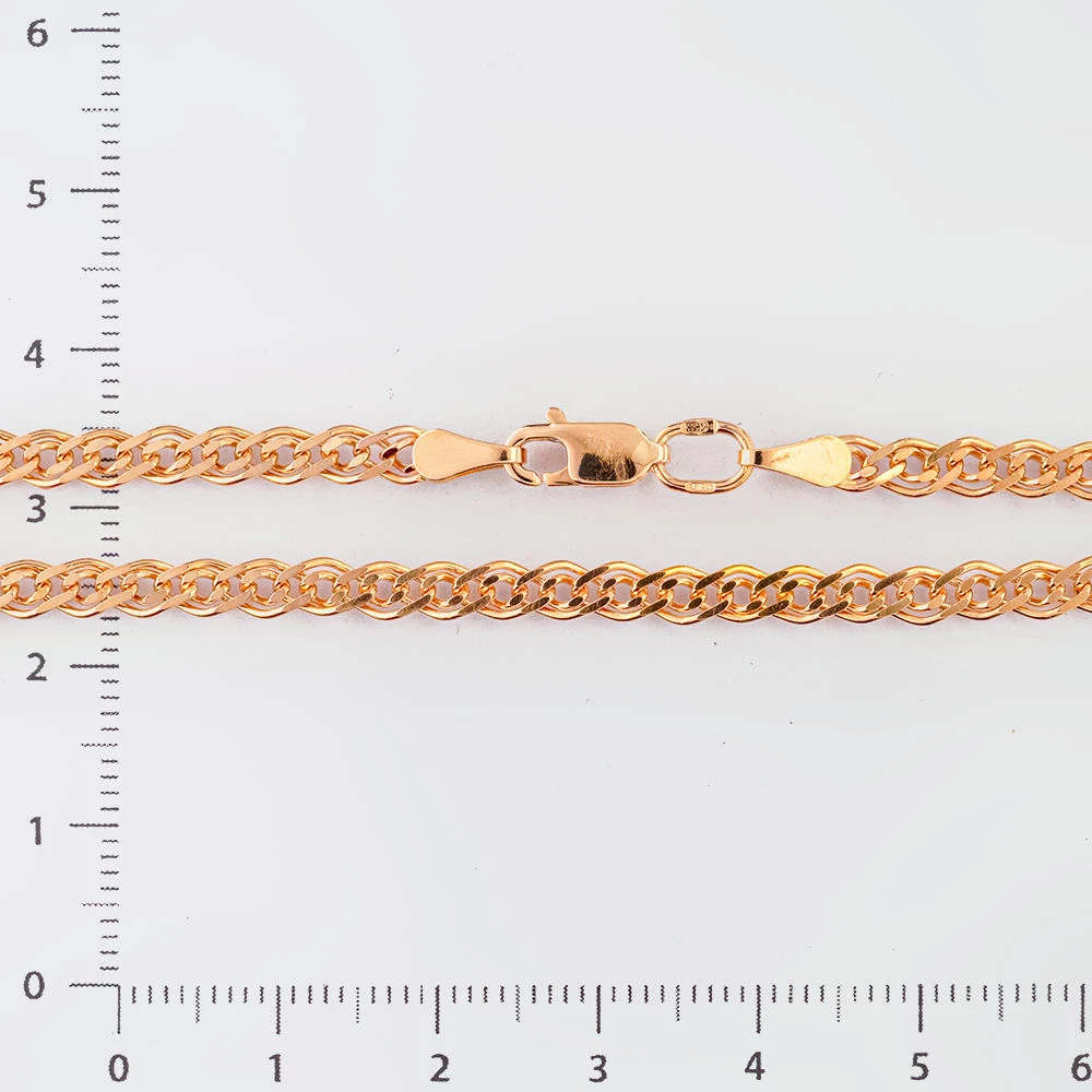 Цепь из красного золота 585 пробы