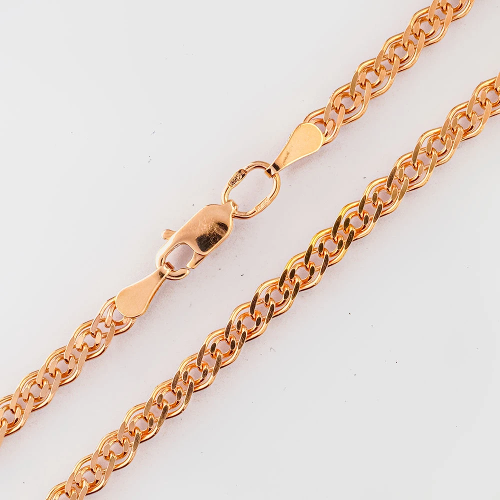 Цепь из красного золота 585 пробы