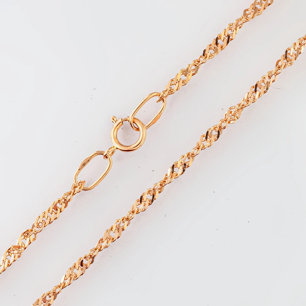 Цепь из красного золота 585 пробы