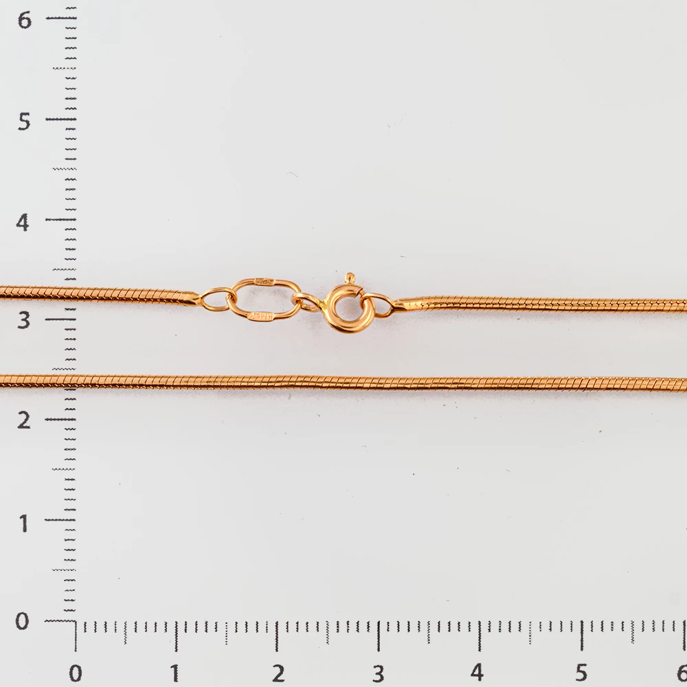 Цепь из красного золота 585 пробы