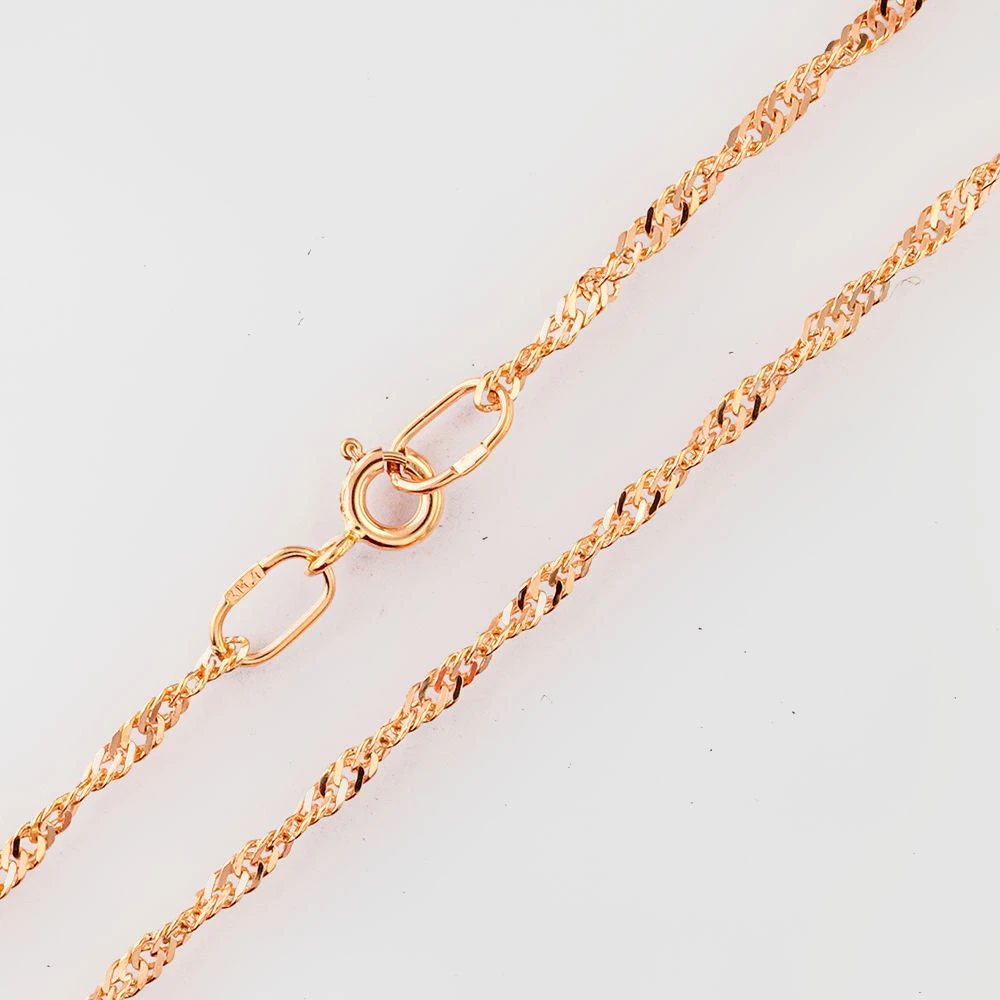 Цепь из красного золота 585 пробы