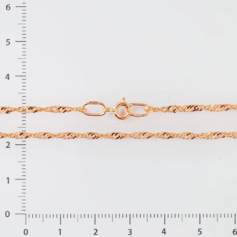 Цепь из красного золота 585 пробы