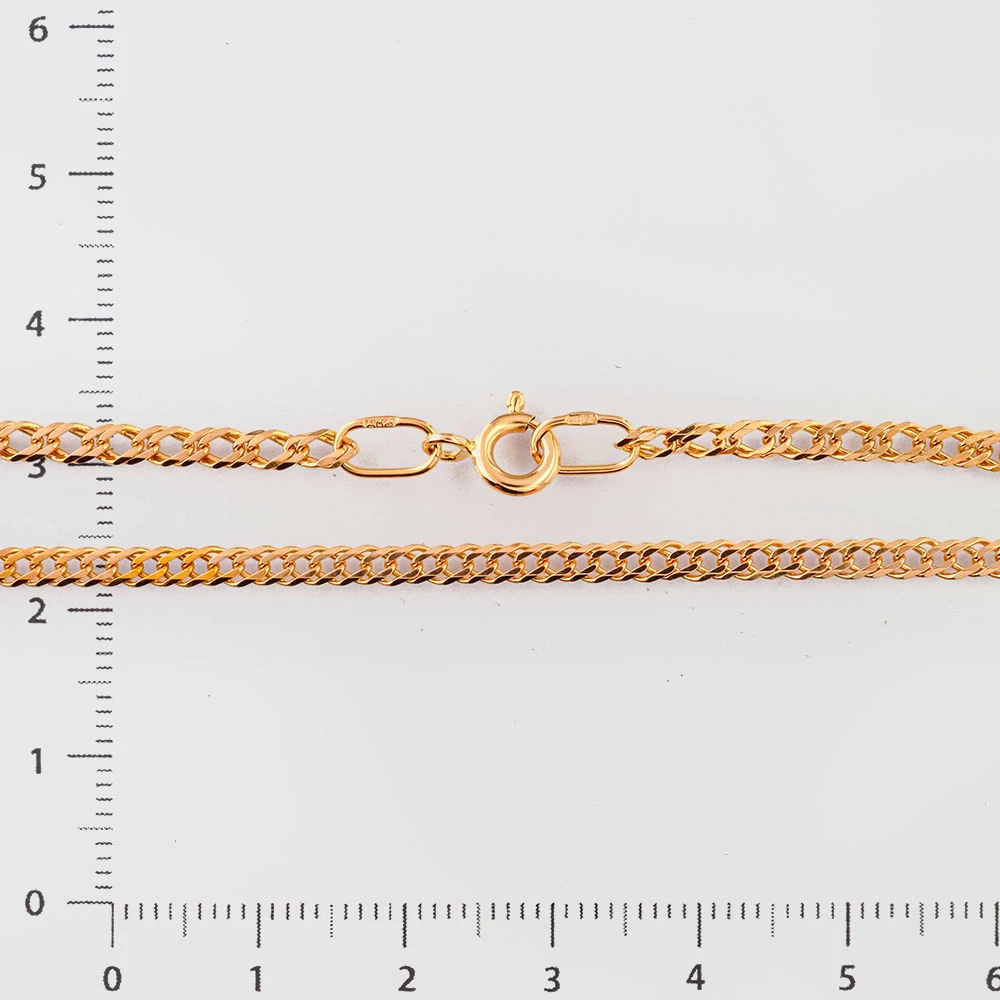 Цепь из красного золота 585 пробы