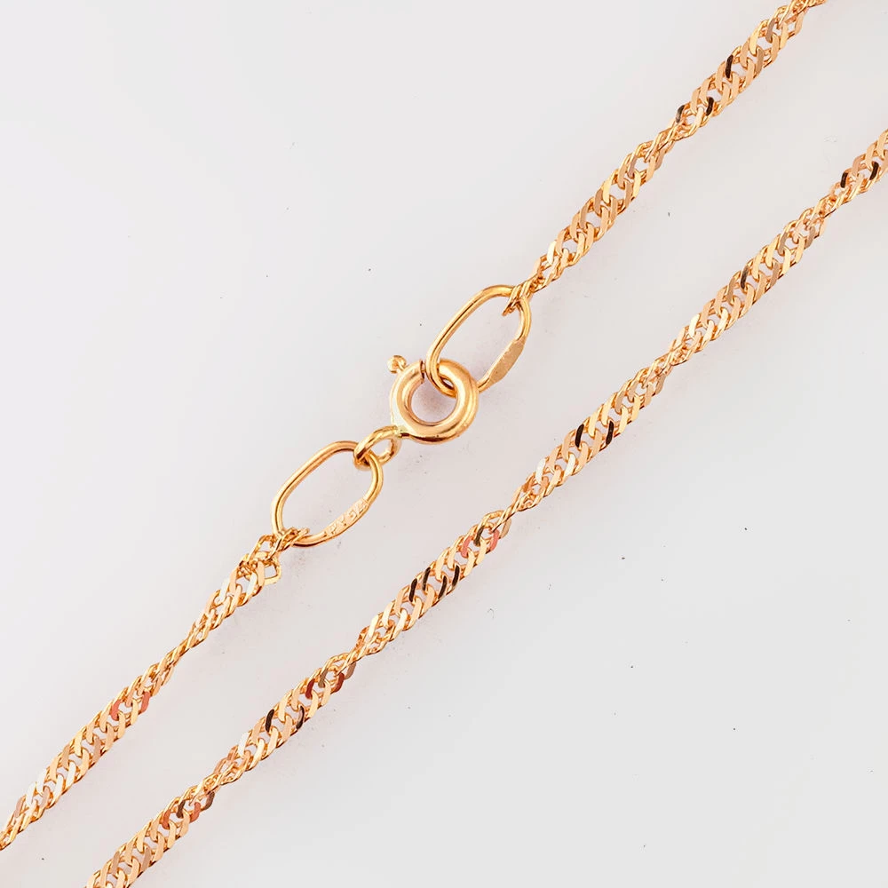 Цепь из красного золота 585 пробы