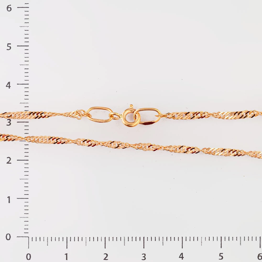 Цепь из красного золота 585 пробы