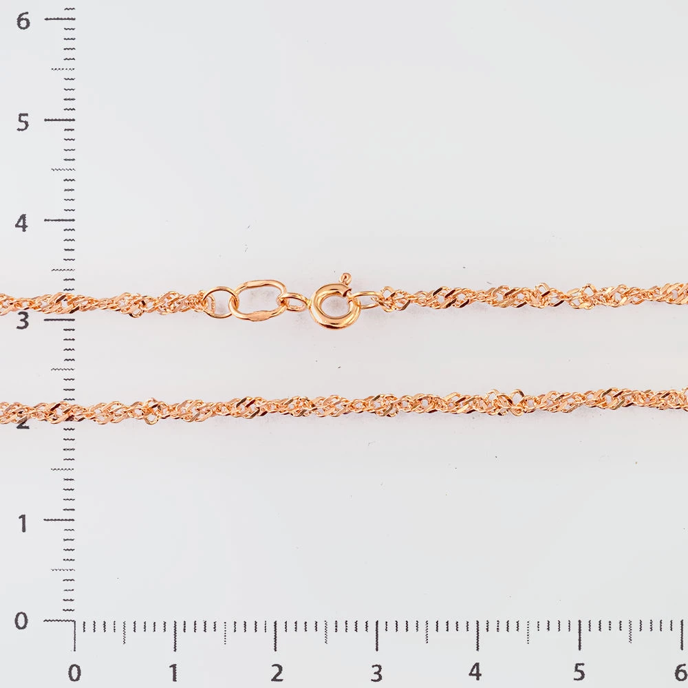 Цепь из красного золота 375 пробы