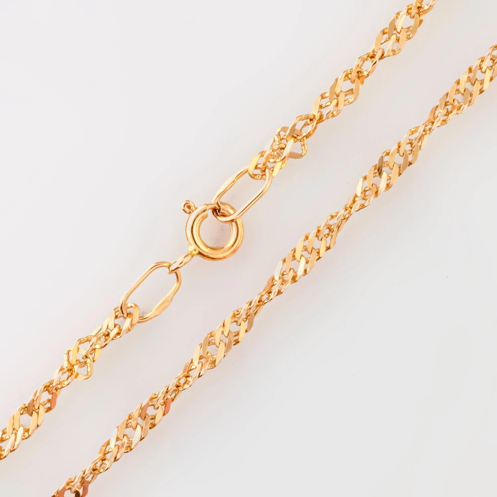 Цепь из красного золота 585 пробы