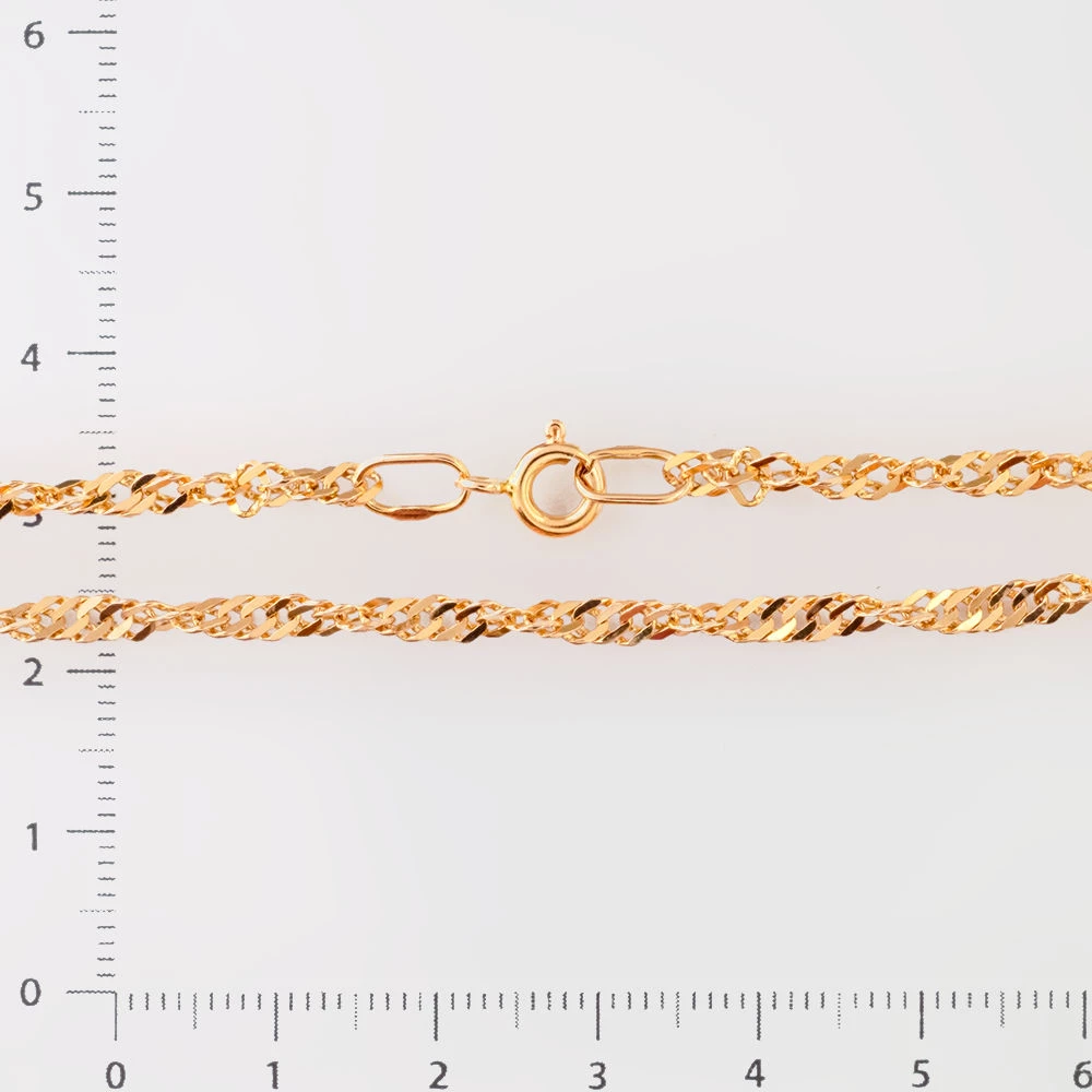 Цепь из красного золота 585 пробы