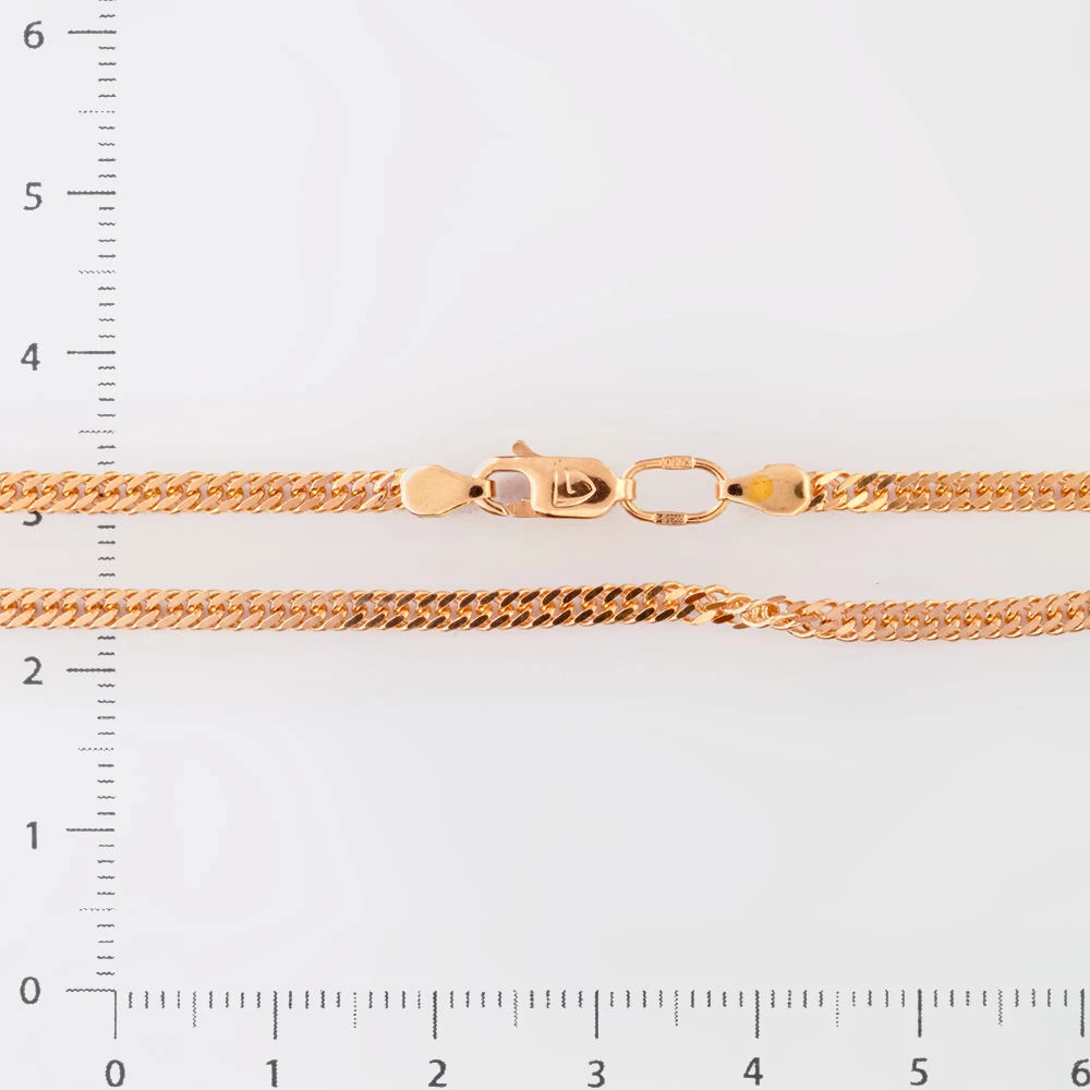 Цепь из красного золота 585 пробы