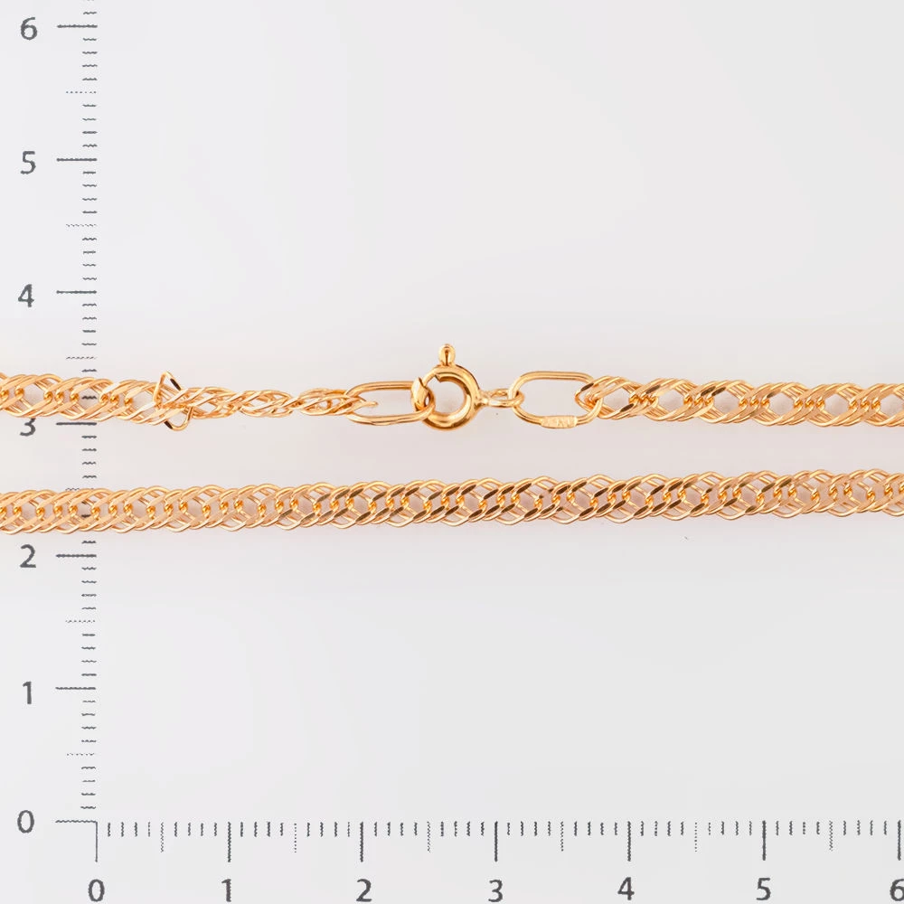 Цепь из красного золота 585 пробы