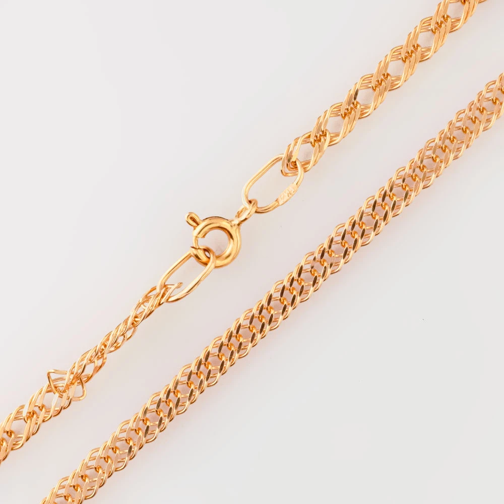 Цепь из красного золота 585 пробы