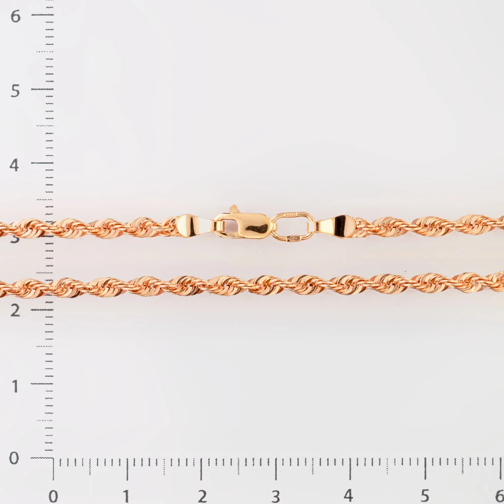 Цепь из красного золота 585 пробы