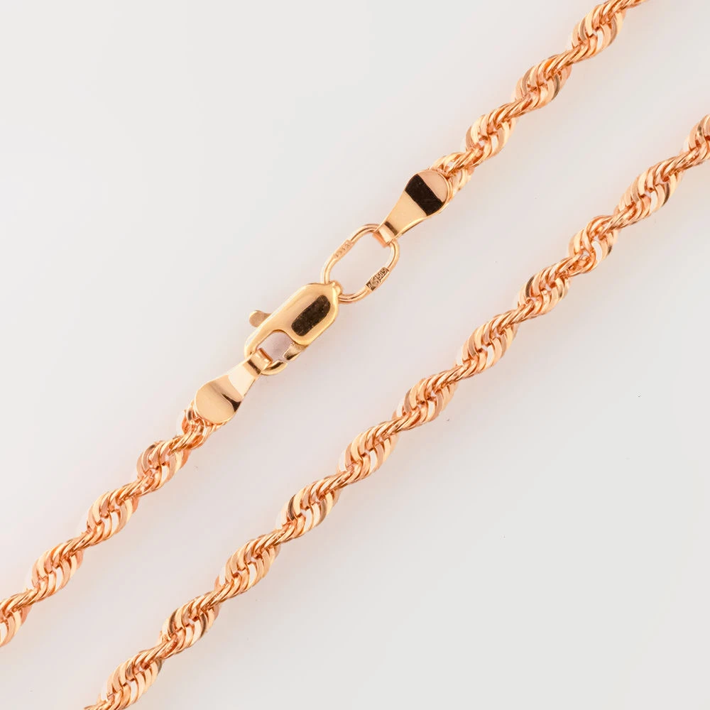 Цепь из красного золота 585 пробы