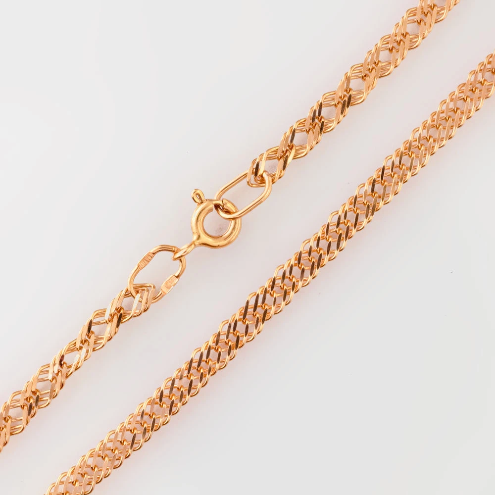 Цепь из красного золота 585 пробы