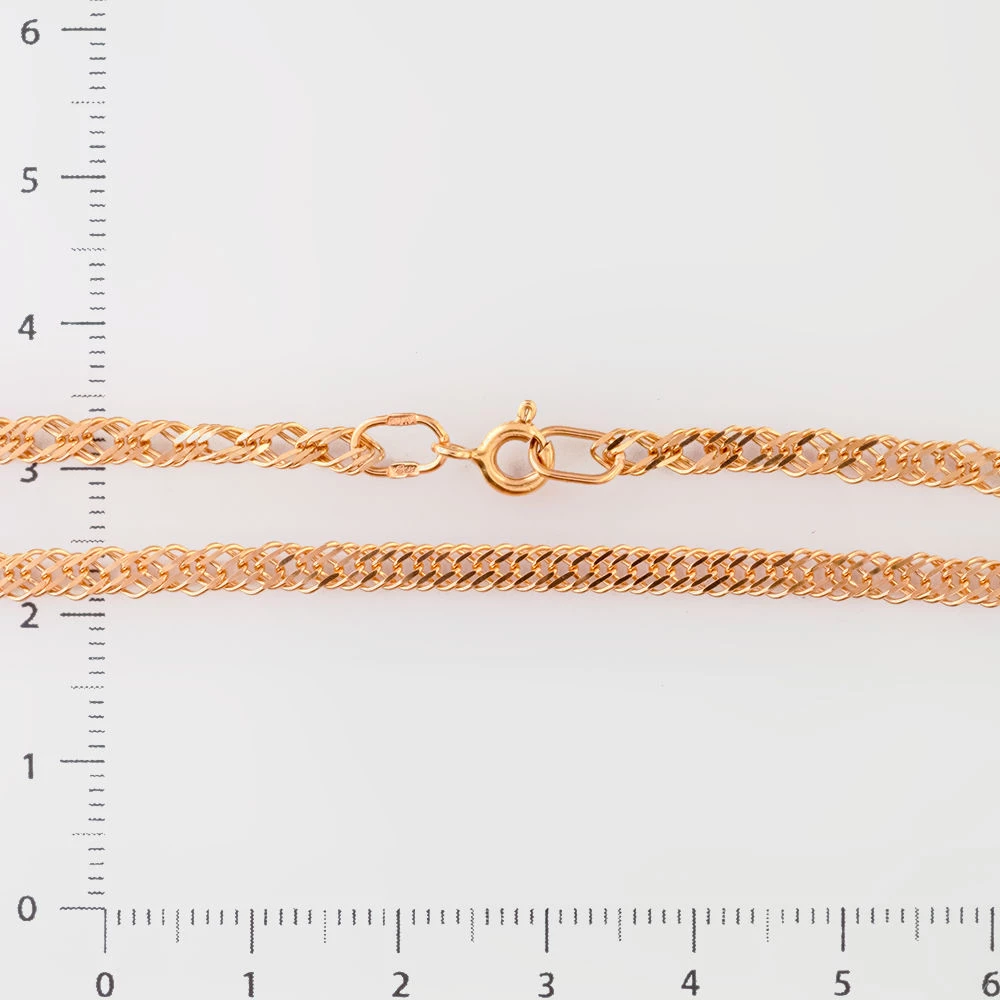 Цепь из красного золота 585 пробы