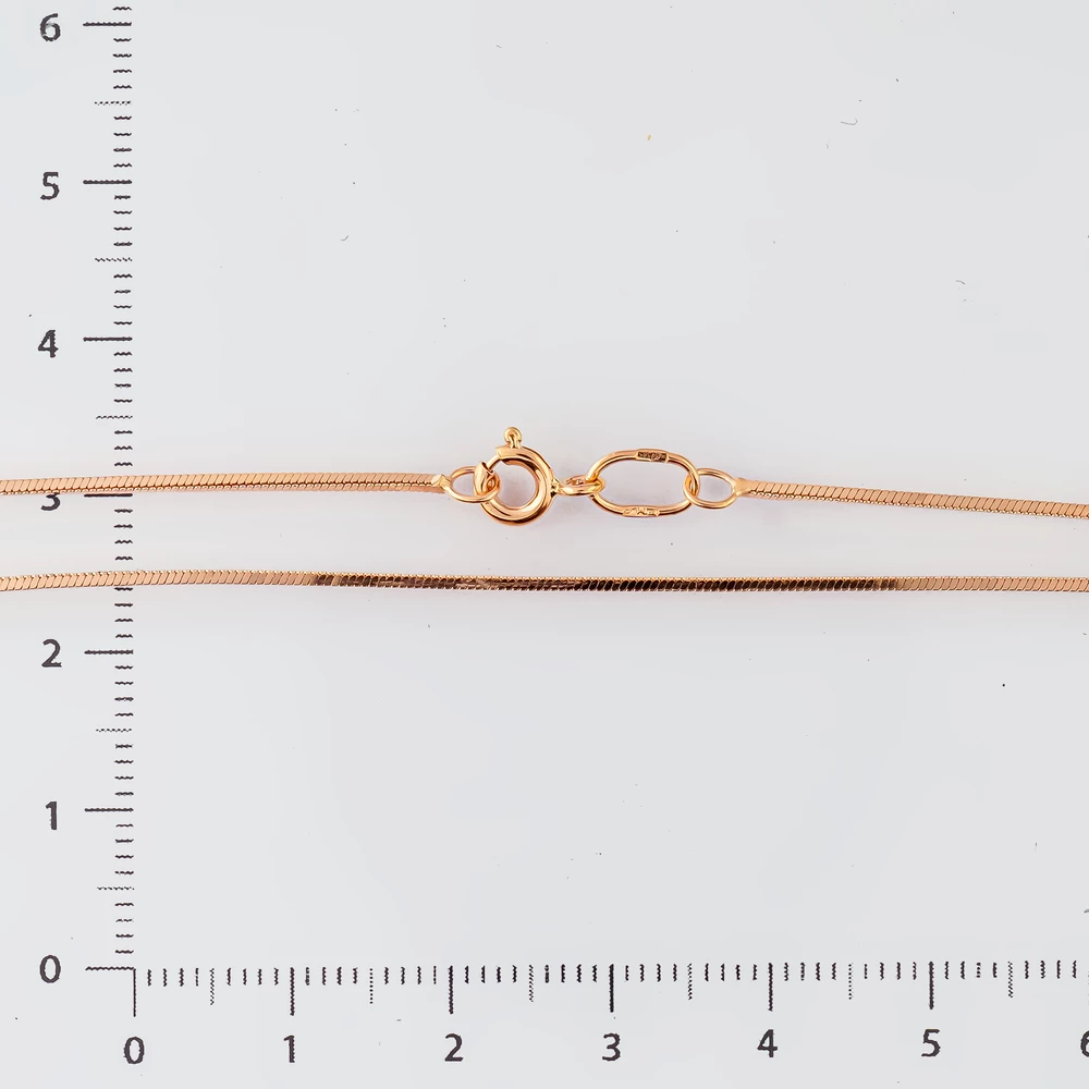 Цепь из красного золота 585 пробы