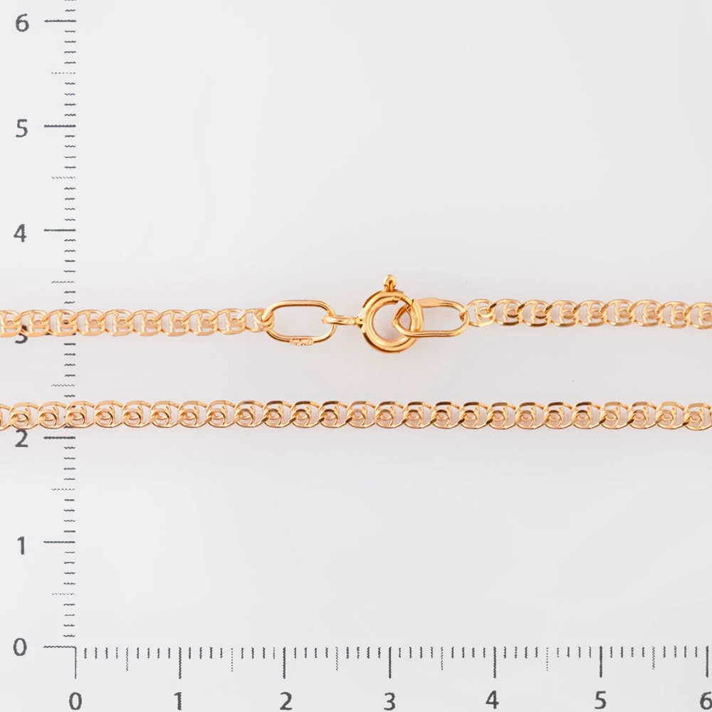 Цепь из красного золота 585 пробы