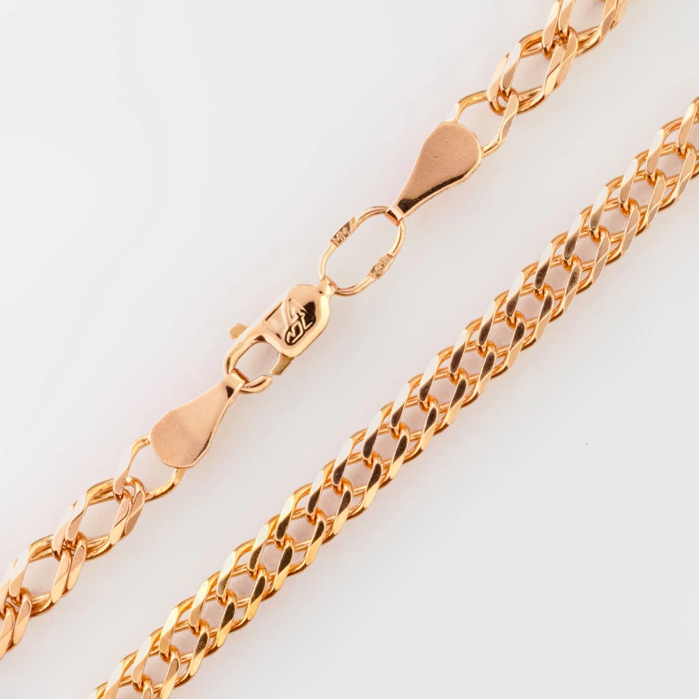 Цепь из красного золота 585 пробы