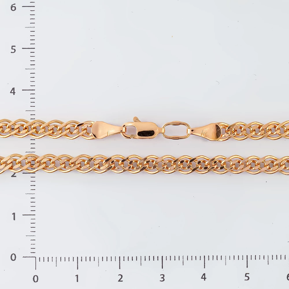 Цепь из красного золота 585 пробы