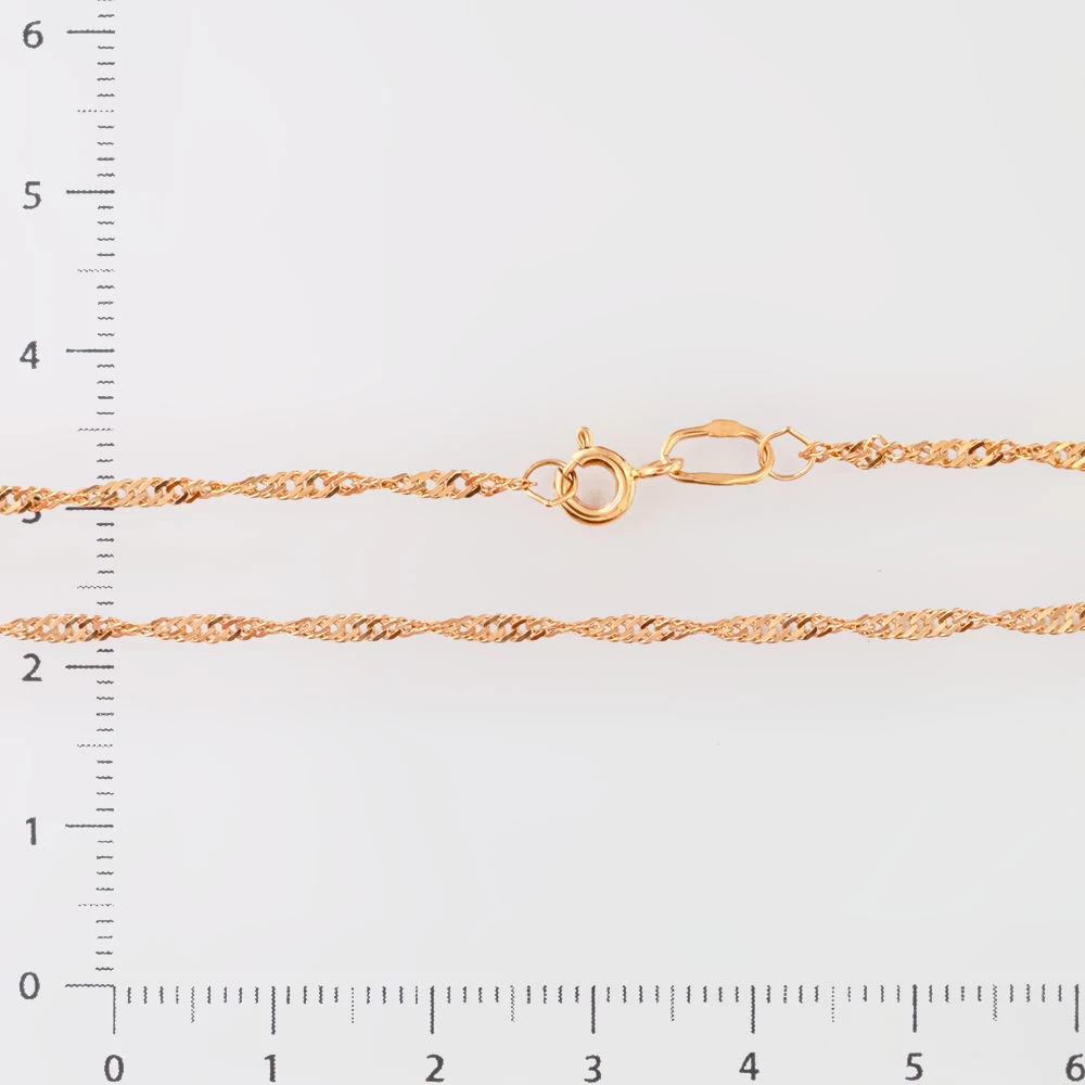 Цепь из красного золота 585 пробы