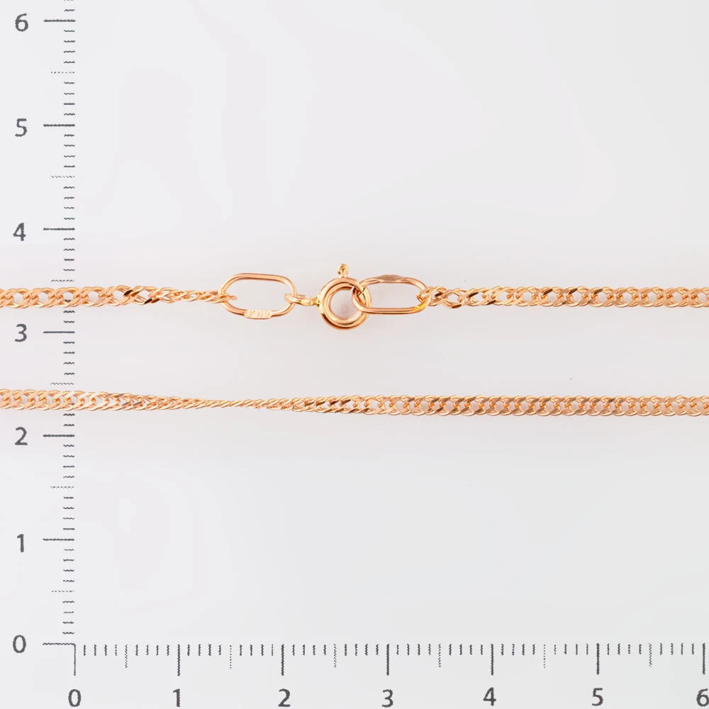 Цепь из красного золота 585 пробы