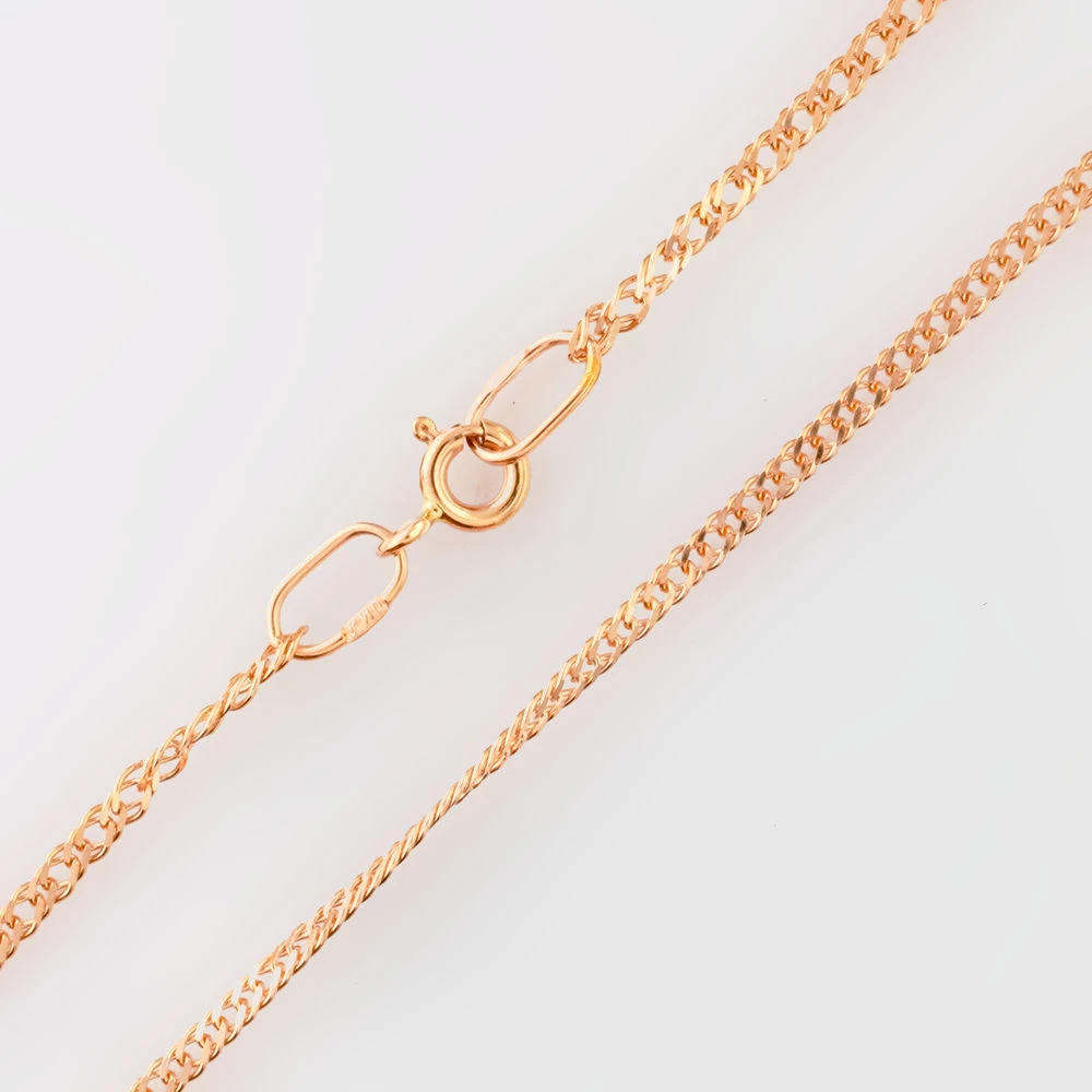 Цепь из красного золота 585 пробы