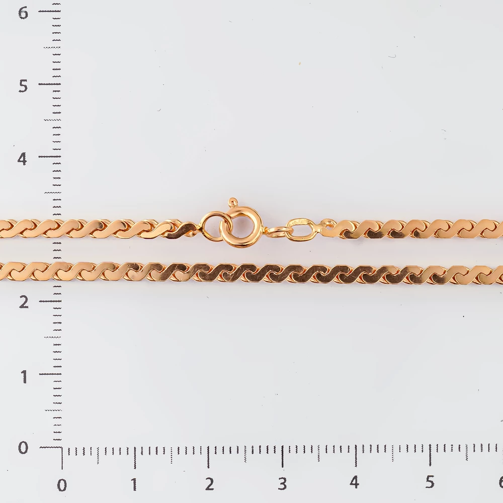 Цепь из красного золота 585 пробы