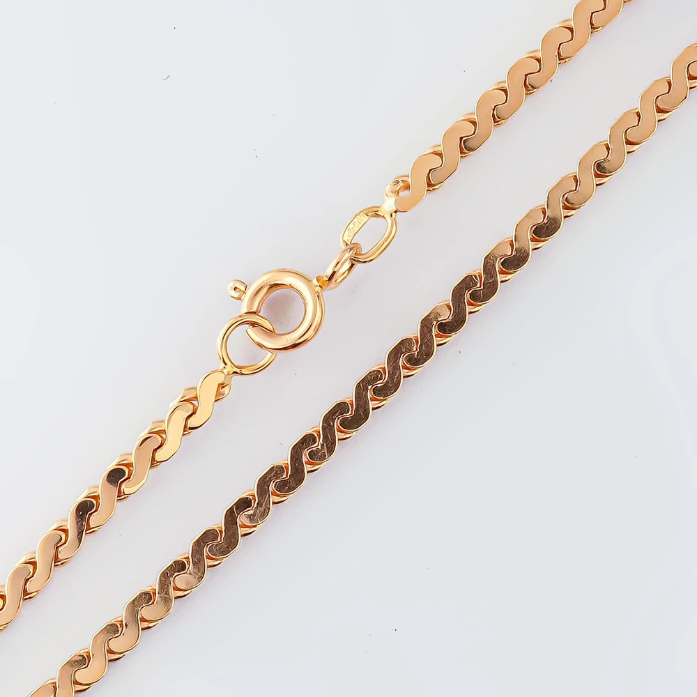 Цепь из красного золота 585 пробы