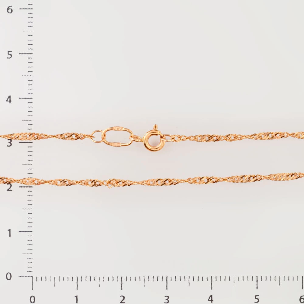 Цепь из красного золота 585 пробы