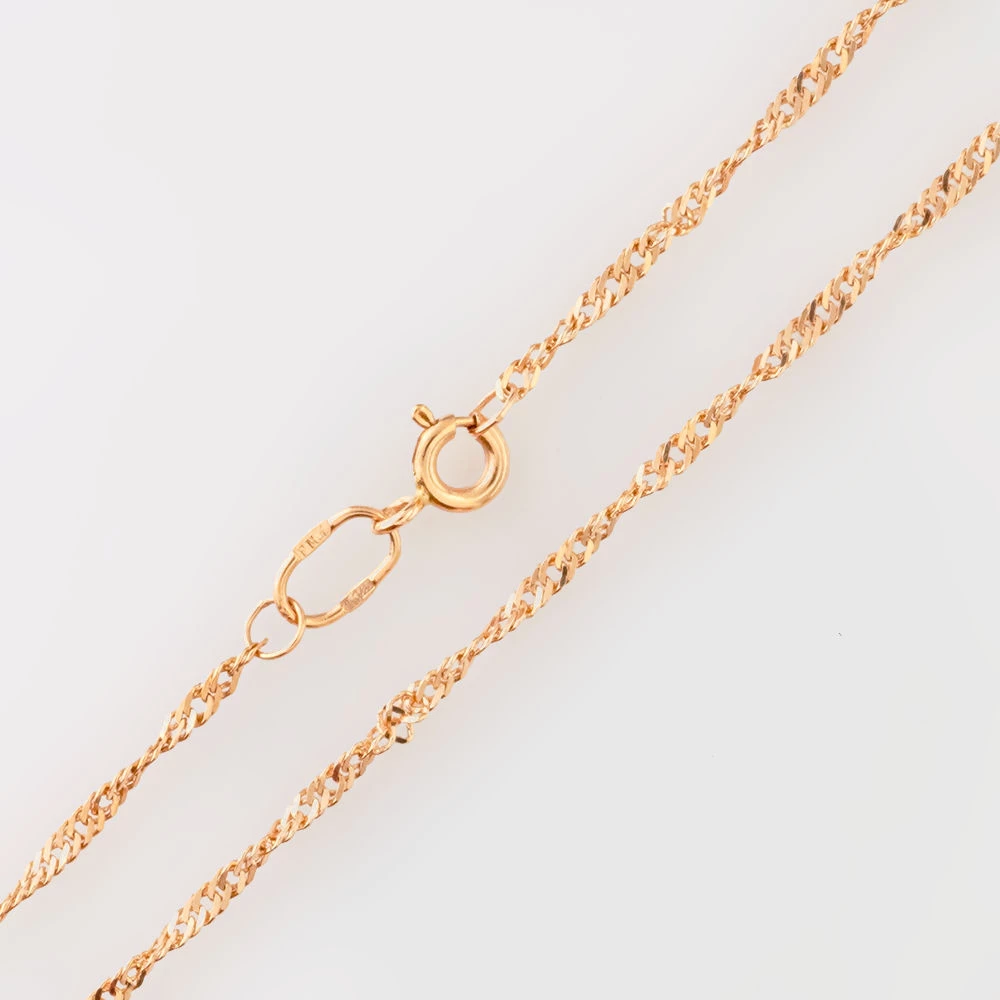 Цепь из красного золота 585 пробы